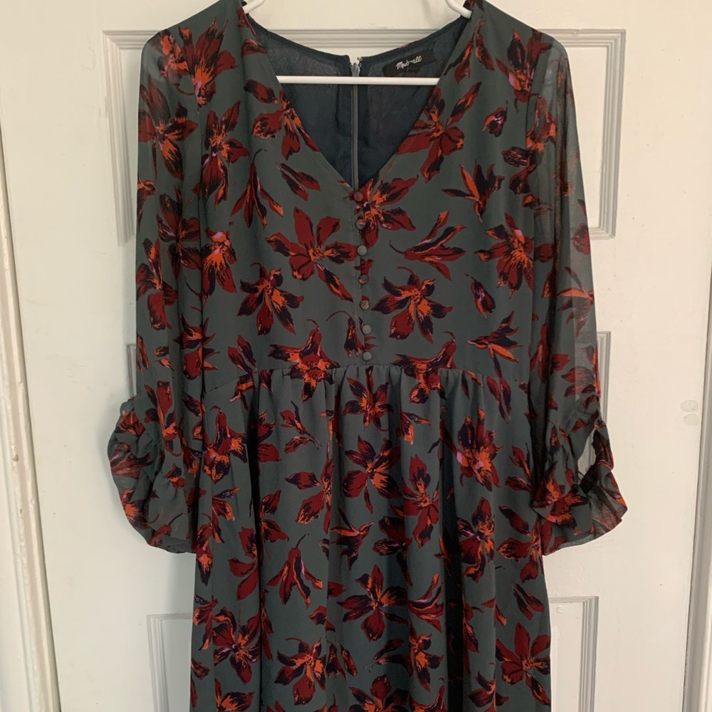 madewell moonflower blossom dress